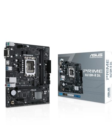 ASUS MB PRIME H610M-R D4-SI Intel H610;LGA1700 2xDDR4;m.2;VGA,DVI,HDMI;mATX