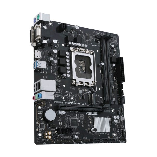 ASUS MB PRIME H610M-R D4-SI Intel H610;LGA1700 2xDDR4;m.2;VGA,DVI,HDMI;mATX - Image 2