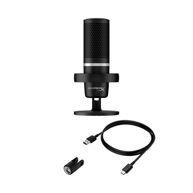 Mikrofon HyperX DuoCast USB Microphone Black 4P5E2AA - Image 6