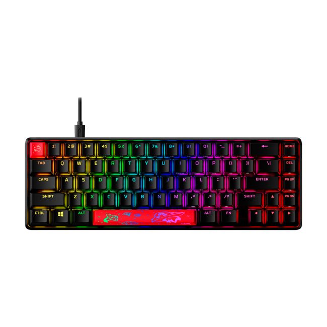 Tastatura HyperX Alloy Origins 65 Mechanical Gaming Keyboard - HX Red (USLayout) 4P5D6AA - Image 6