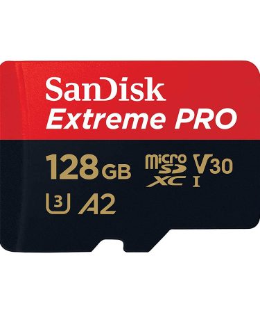 Micro SD SanDisk SDXC 128GB Extreme Pro 200MB/s A2 C10 V30 UHS-I US sa adapterom SDSQXCD-128G-GN6MA