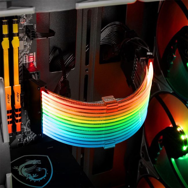 Kabl napojni interni SHARKOON RGB SHARK XTend 24, za MBO - Image 3