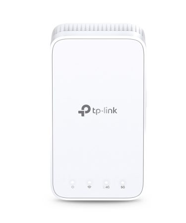 TP Link RE300 -AC1200 MESH Wi-Fi Range Extender, Wall Plugged, 2 internal antennas, 867Mbps at 5GHz + 300Mbps at 2.4GHz, Range Extender mode