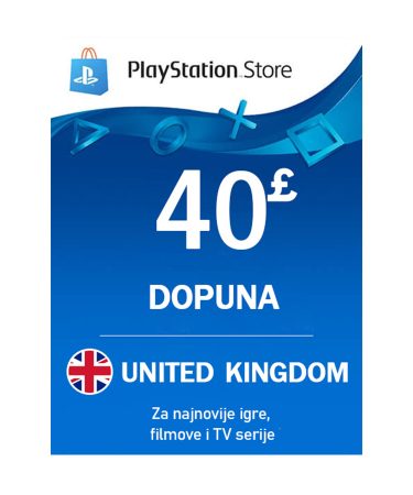 Playstation Network - United Kingdom 40L