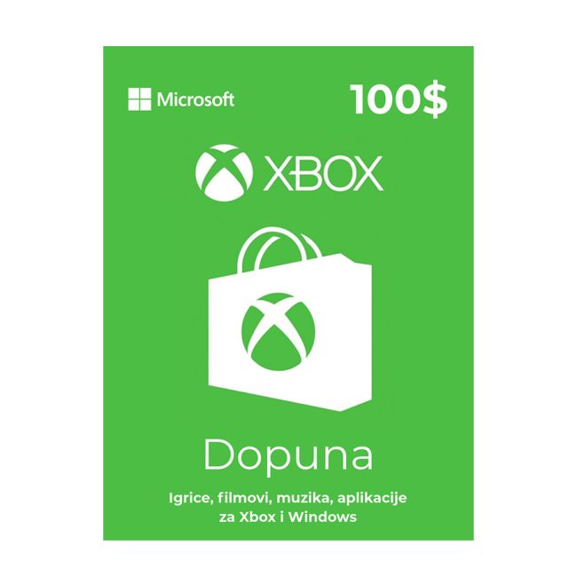 XBOX gift card 100$ - United States