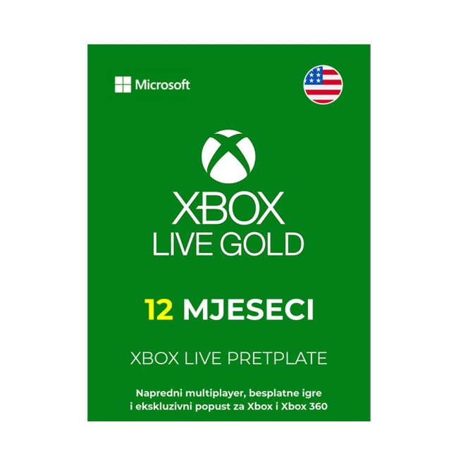 XBOX Live 12 Months - United States