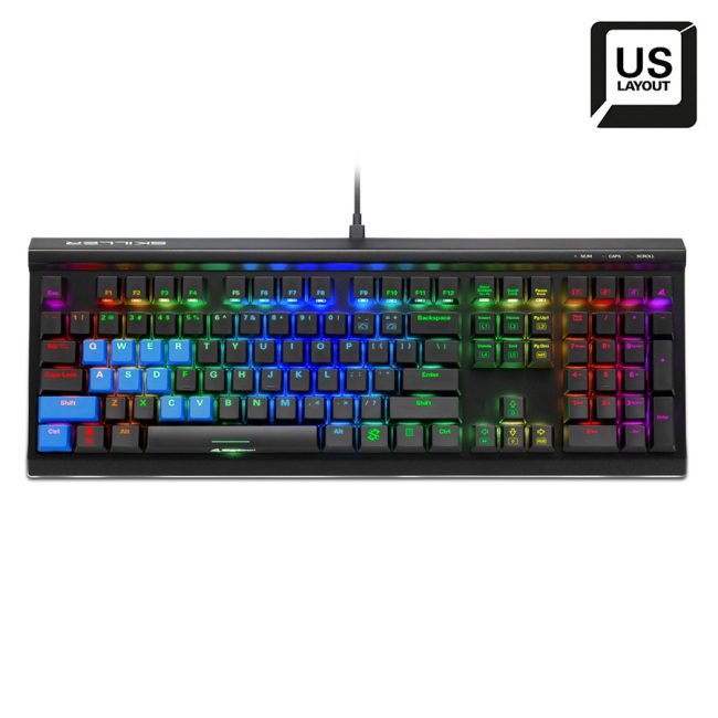 Tastatura SHARKOON gaming mechanical, SKILLER SGK60, Kailh BOX Red Switch Technology - Image 3