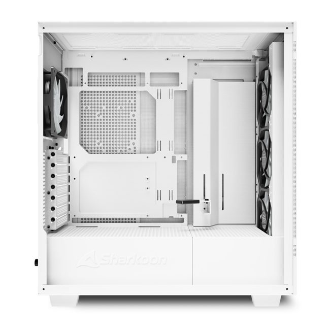 Kućište SHARKOON gaming, Rebel C50 RGB White, ATX, ventilator 4x120mm Addressable RGB - Image 5