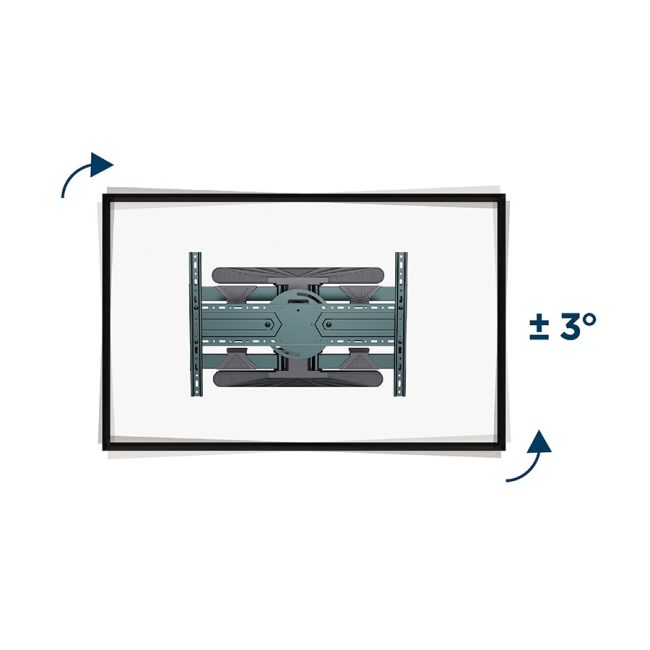 Zidni nosač GEMBIRD WM-80STR-01, Rotating full motion, 40" - 80" - Image 5