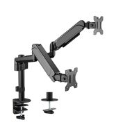 NOSAČ ZA DVA MONITORA GEMBIRD MA-DA2P-01, montaža na stol, 17”-32”, up to 9 kg