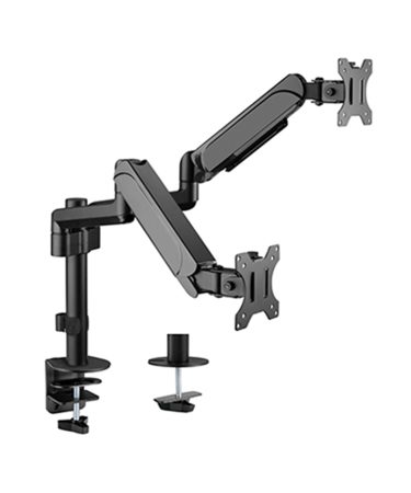NOSAČ ZA DVA MONITORA GEMBIRD MA-DA2P-01, montaža na stol, 17”-32”, up to 9 kg