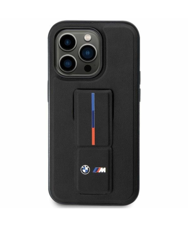 ORIGINALNA FUTROLA BMW GRIP HOT STAMP HARDCASE BMHCP14M22GSLK ZA IPHONE 14 PLUS CRNA