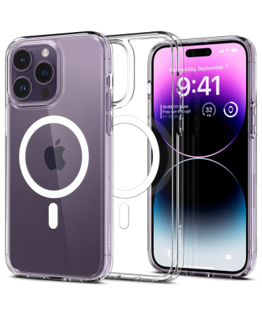 CASE SPIGEN ULTRA HYBRID MAG MAGSAFE ACS06576 DO IPHONE 15 PRO MAX - WHITE
