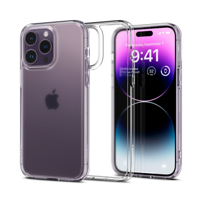 CASE SPIGEN ULTRA HYBRID ACS06567 DO IPHONE 15 PRO MAX - FROST CLEAR