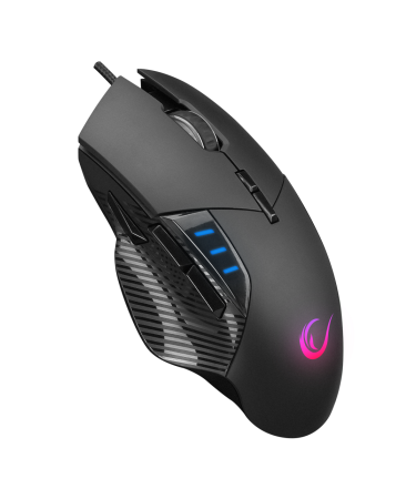 Miš gaming RAMPAGE SMX-R83 X-FORCE black, USB, 10000dpi, RGB
