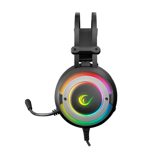 Slušalice sa mikrofonom gaming RAMPAGE G7 X-RUNNER black, PC/PS4, RGB LED, 7.1, fleksibilni mikrofon - Image 3