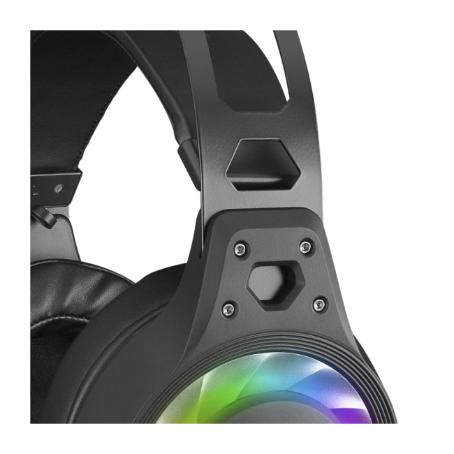 Slušalice sa mikrofonom gaming RAMPAGE G8 LOOPY, PC/PS4/PS5, USB, 7.1, RGB LED, fleksibilni mikrofon - Image 5