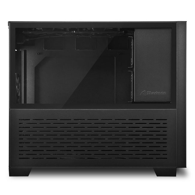Kućište SHARKOON gaming, MS-Z1000 bk, black, ventilatori 1x80mm PWM, 3x120mm PWM, Micro-ATX - Image 4