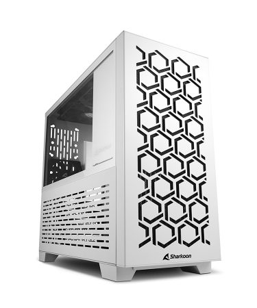 Kućište SHARKOON gaming, MS-Y1000 wh, white, ventilatori 1x80mm PWM, 3x120mm PWM, Micro-ATX