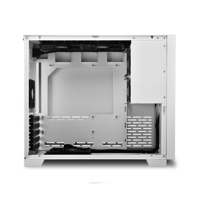 Kućište SHARKOON gaming, MS-Y1000 wh, white, ventilatori 1x80mm PWM, 3x120mm PWM, Micro-ATX - Image 6