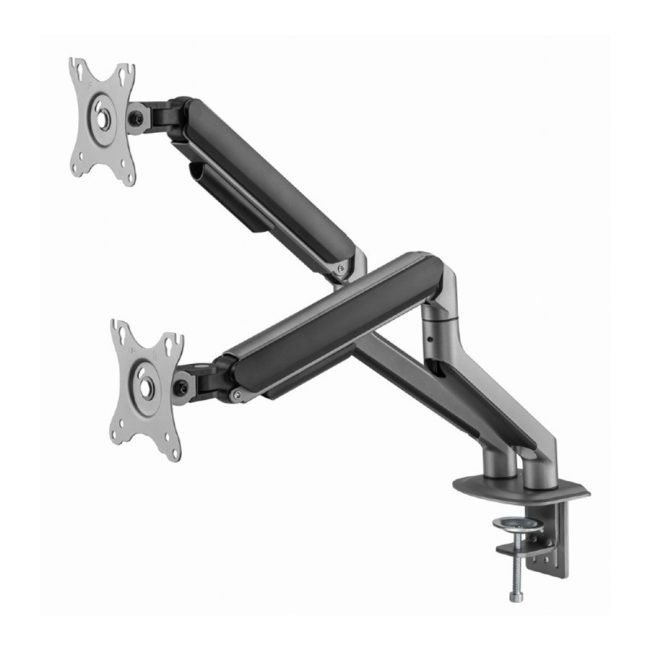 NOSAČ ZA DVA MONITORA GEMBIRD MA-DA2-05, up to 32", up to 9 kg - Image 4