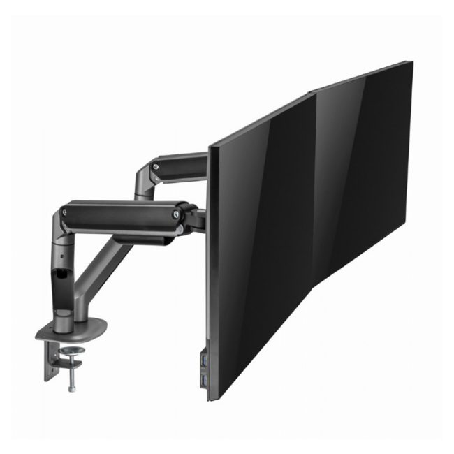 NOSAČ ZA DVA MONITORA GEMBIRD MA-DA2-05, up to 32", up to 9 kg - Image 5
