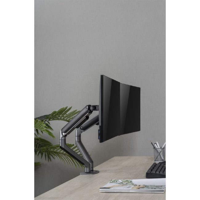 NOSAČ ZA DVA MONITORA GEMBIRD MA-DA2-05, up to 32", up to 9 kg - Image 8