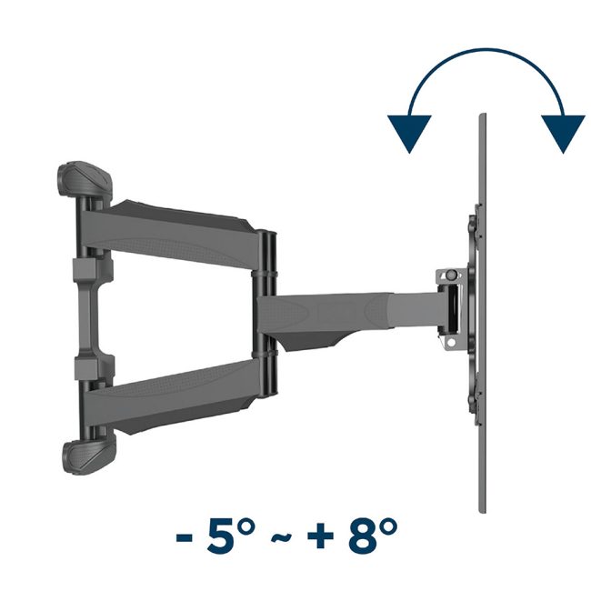 Zidni nosač GEMBIRD WM-75ST-01, 32”-75”, 45 kg, VESA: max 600 x 400 mm - Image 6