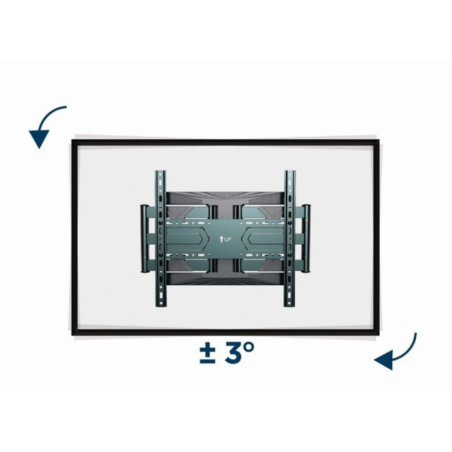 Zidni nosač GEMBIRD WM-80ST-01, 40”-80”, 50 kg, VESA max. 600 mm x 400 mm - Image 5