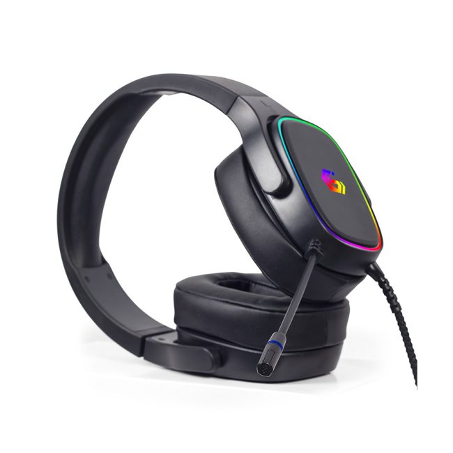 Slušalice sa mikrofonom GEMBIRD gaming, 7.1 Surround Headset with RGB backlight, 2 pcs x 3.5 mm plug (input + mic); USB-LEDt power, GHS-SANPO-S300 - Image 2