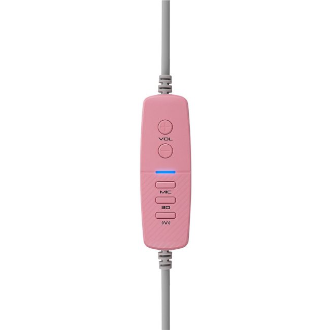 Slušalice sa mikrofonom gaming RAMPAGE RM-K1 PULSAR pink, USB, 7.1 Surround+Vibration, RGB, dugi fleksibilni mikrofon - Image 7