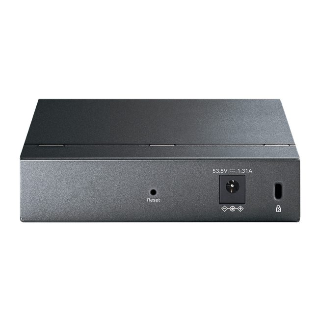 SWITCH TP Link TL-SG105PE 5-portni Gigabit Easy Smart Switch sa 4-portnim PoE+, metalnim kućištem, montažom na radnu površinu, PoE budžetom 65W, podrš