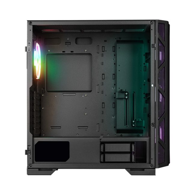 Kućište gaming RAMPAGE MASTER Mesh Tempered Glass Vertical VGA Holder 4*ARGB Fan Hub E-ATX - Image 4