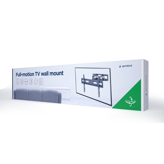 Zidni nosač GEMBIRD WM-80ST-03 full motion, 37”-80” do 40 kg - Image 11
