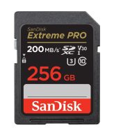 SanDisk SDXC 256GB Extreme Pro 200MB/s V30 UHS-I Class10 U3 V30  SDSDXXD-256G-GN4IN