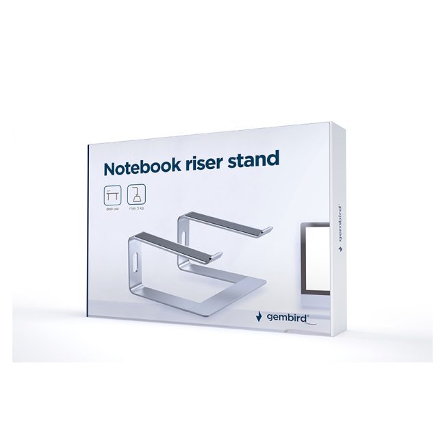 Postolje za notebook riser stand, silver GEMBIRD, NBS-D1-01 - Image 9