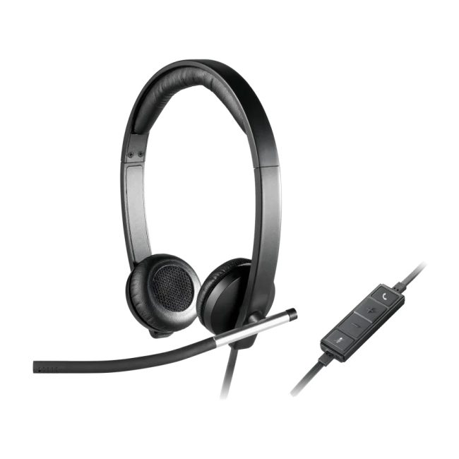 Slušalice sa mikrofonom Logitech Business H650e Headset with Noise-Cancelling Mic 981-000519 - Image 2