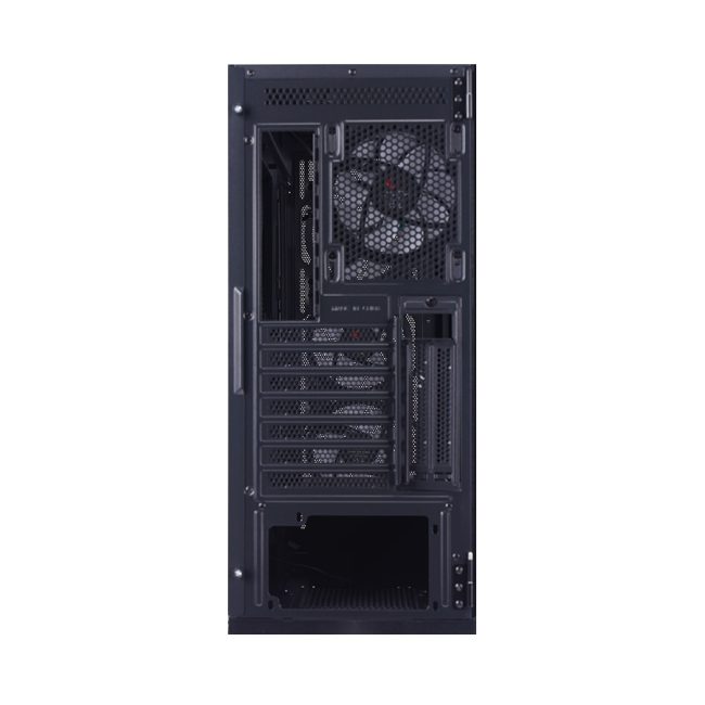 Kućište gaming RAMPAGE MAGNIFIC Mesh Magnetic Tempered Glass Black 4*12cm RGB Fan ATX Mid-T - Image 5