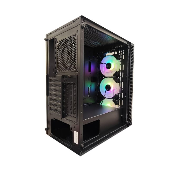 Kucište IG-MAX X3805-A06 GIANT GLASS, E-ATX, ventilator RGB 3x 120mm, 3xUSB, audio panel - Image 3