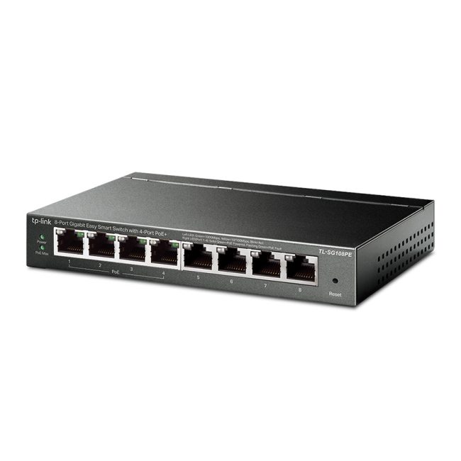 SWITCH 8 portni TP-LINK, TL-SG108PE PoE - Image 2