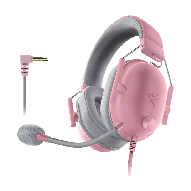 Slušalice Razer BlackShark V2 X - Wired Gaming Headset - Quartz Pink - FRML Packaging RZ04-03240800-R3M1