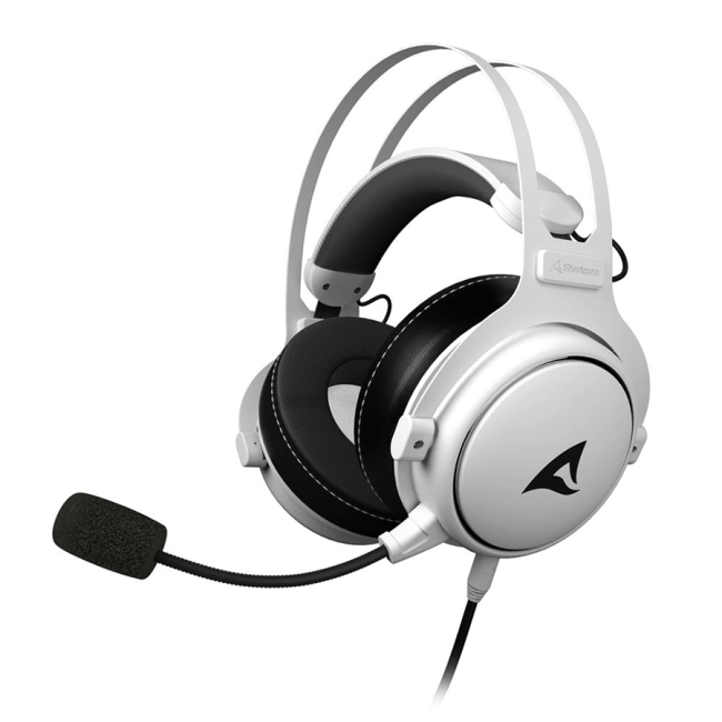 Slušalice sa mikrofonom SHARKOON gaming Skiller SGH50 White