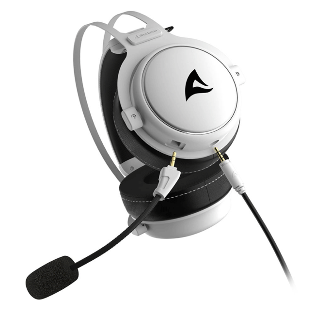 Slušalice sa mikrofonom SHARKOON gaming Skiller SGH50 White - Image 4