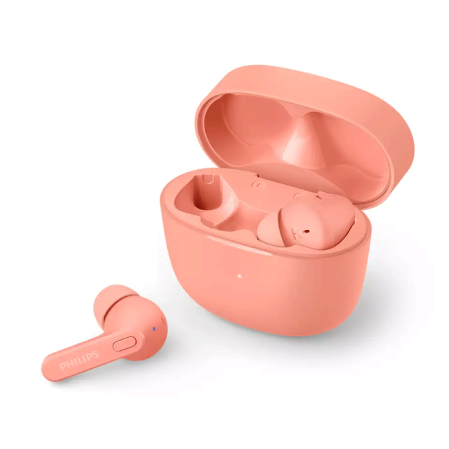Philips bežične slušalice TAT2206PK, BT slusalice do 18h baterija, mikrofon, vodootpornost IPX4, domet 10m;