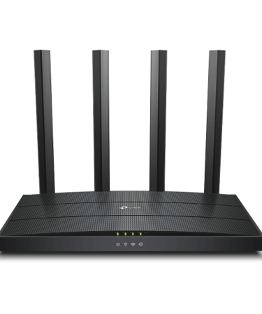 ROUTER TP-Link Archer AX12 AX1500 Dual-Band Wi-Fi 6 ruter, 300 Mbps na 2,4 GHz + 1201 Mbps na 5 GHz, 4×ant, 1GHz DC CPU, 1× G WAN port, Archer-AX12