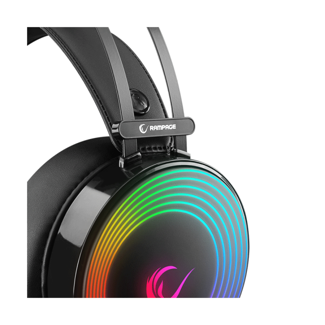 Slušalice sa mikrofonom gaming  RAMPAGE Rampage RM-K97 HELIX USB 7.1 Version RGB - Image 5