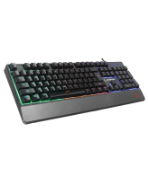 Tastatura gaming RAMPAGE KB-R34 WINNER Semi Mechanical US Layout Rainbow Illuminated Gaming Keyboard