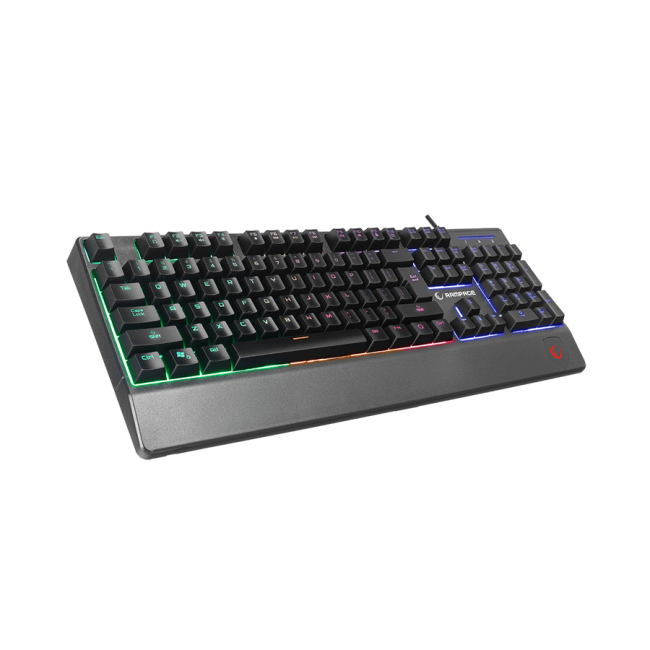 Tastatura gaming RAMPAGE KB-R34 WINNER Semi Mechanical US Layout Rainbow Illuminated Gaming Keyboard