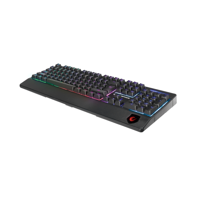 Tastatura gaming RAMPAGE KB-R34 WINNER Semi Mechanical US Layout Rainbow Illuminated Gaming Keyboard - Image 4