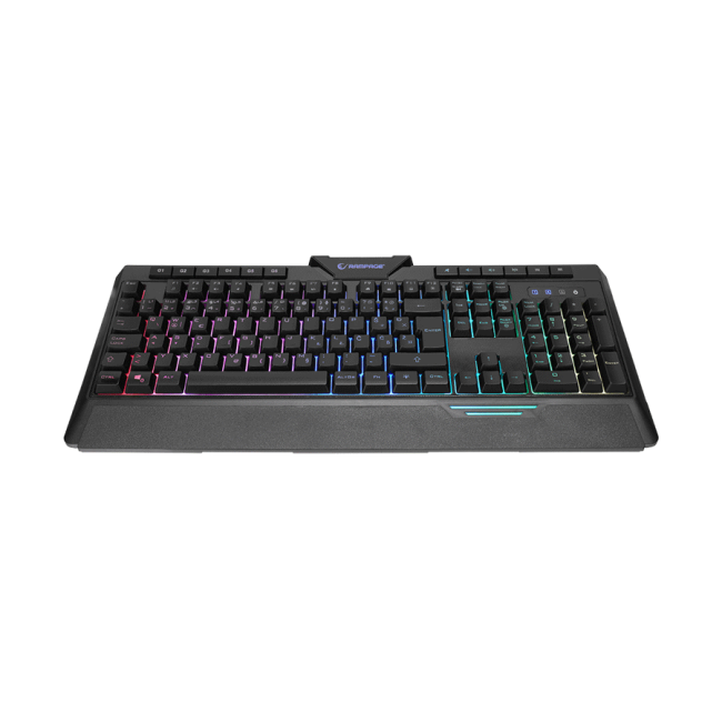 Tastatura gaming RAMPAGE RAPIDO PLUS Semi Mechanical Sound Sensitive BiH Layout Rainbow Backlit Macro programable - Image 3